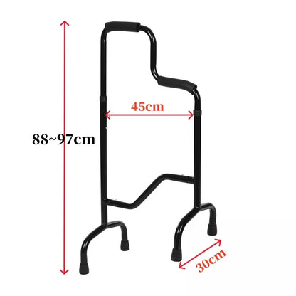 Stair Climbing Assist Cane & Elderly Stair Lift Assist Adjustable Height with Anti-Slip Handle , 300lbs Capacity for Seniors