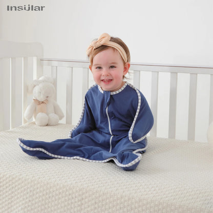 INSULAR Newborn Baby Sleeping Anti-shock Swaddle Bags Breathable Cotton Elastic Swaddle Sleeping Bag Baby Cotton Sleep Sleepwear