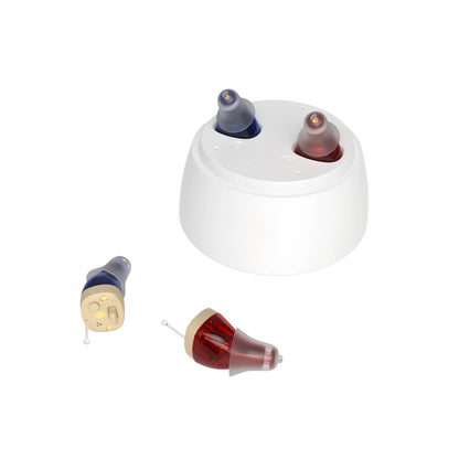 ITE Elderly Hearing Aid Rechargeable ITE Deaf The Listening Device Invisible Sound Amplifier Hearing Aids Headphones