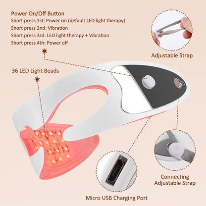 3D Eye Beauty Massager Vibration Eye Beauty Machine 36 LED Beads Eye Care Device Reduce Fine Lines