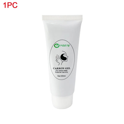 2/5Pcs Black Gel Mask For ND YAG Laser Skin Peeling Carbon Cream Whitening Facial Rejuvenation Moisturizing Peel Deep Cleaning