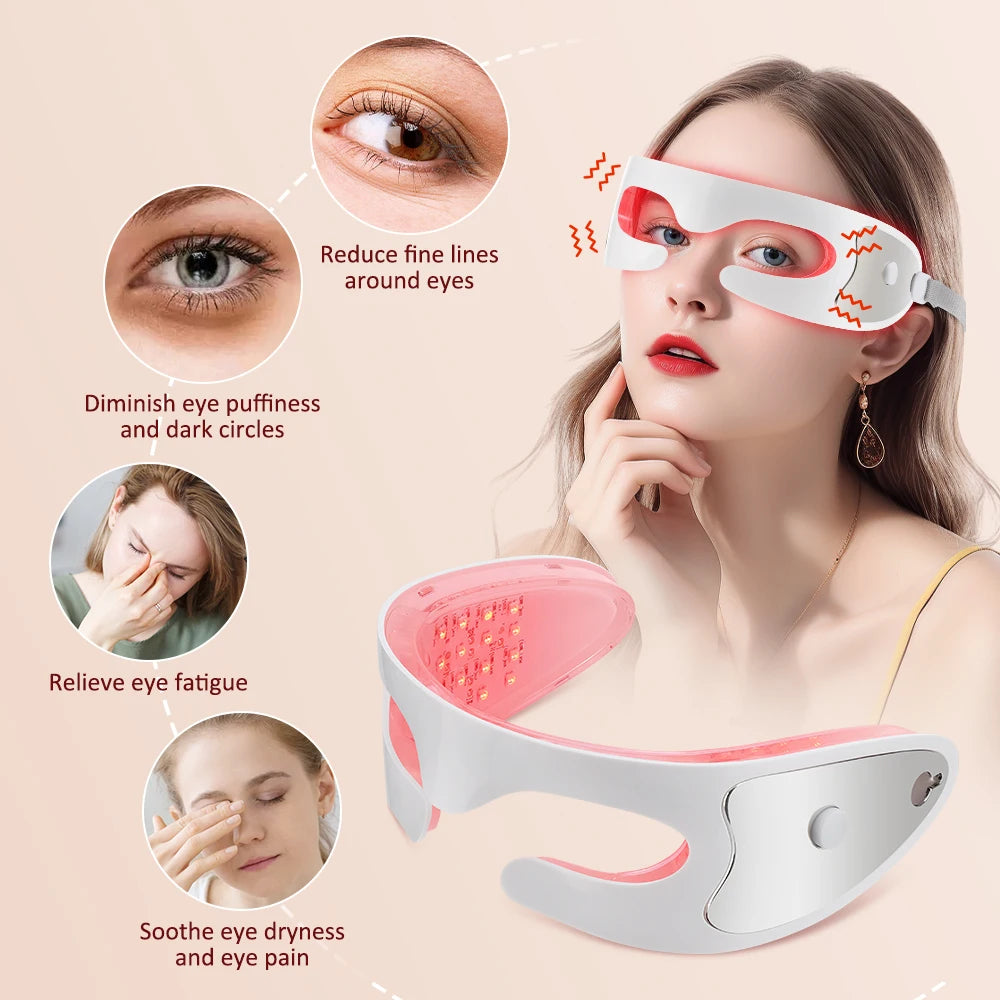 3D Eye Beauty Massager Vibration Eye Beauty Machine 36 LED Beads Eye Care Device Reduce Fine Lines