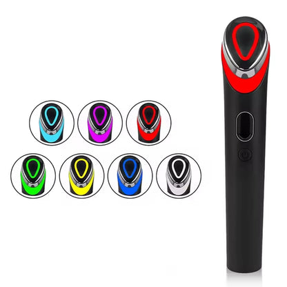 NEW Booster Pro Led Facial Light Therapy 7 Colors Eye Beauty Wand Red Light Eye Massager for Skincare & Blue Rejuvenation Tool