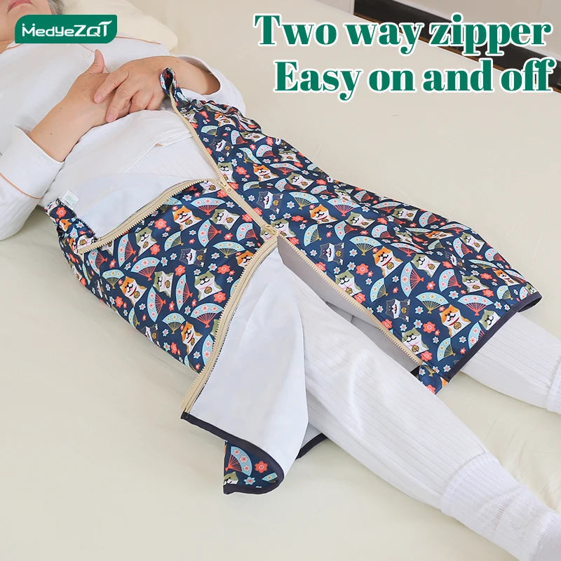 Washable adult diaper skirt washable diaper pad incontinence skirt for disabled incontinence pants for bedridden patients