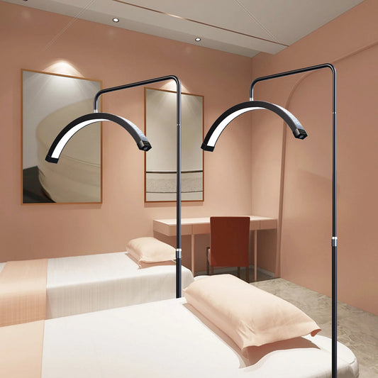 Fosoto FT-Y9 Half-moon Lamp Fill Light Photography Lamp LED Light Lash Light With Rhinestones For Beauty Eyelash Tattoo Makeup