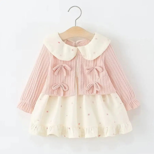 Newborn Baby Girl Dress Toddler Clothes Spring Autumn Kids Girls Long Sleeve Princess 1st Birthday Dresses Infant Clothing
