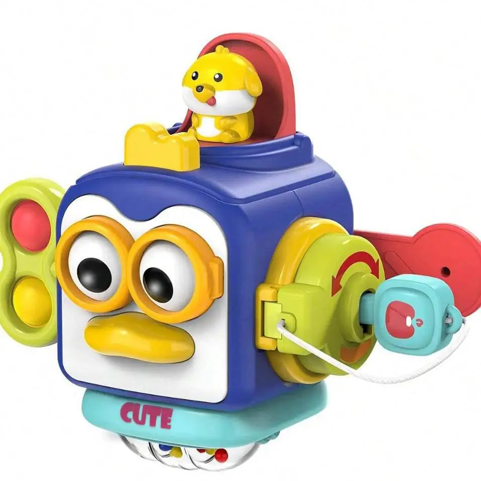 Baby Toys Busy Ball Hand-catch Ball Puzzle Sensory Hexahedral Rotating Box Parent-child Interactive Toys Toddler Educational Toy