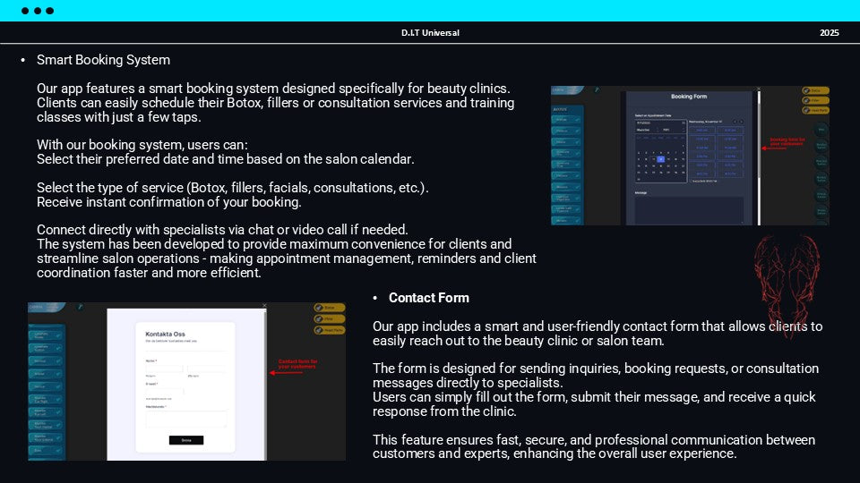 3D Web Application (Training-Botox and Filler)