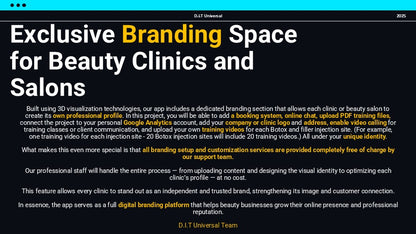 3D Web Application (Training-Botox and Filler)