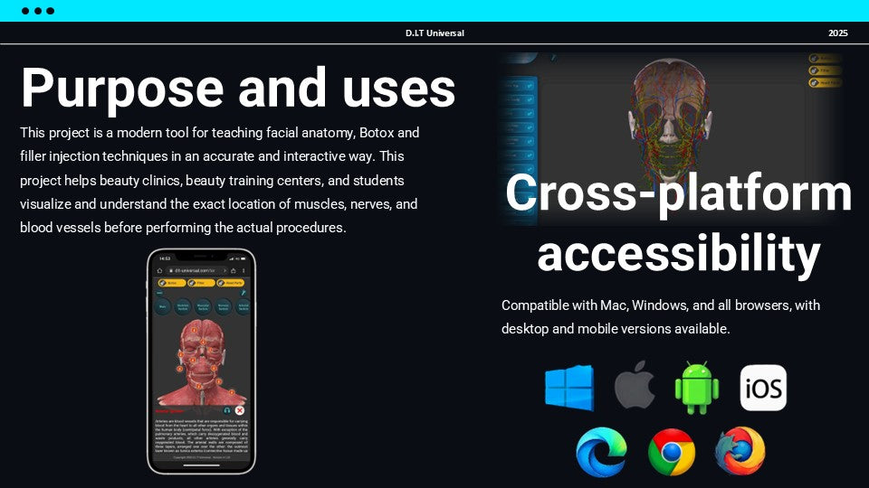 3D Web Application (Training-Botox and Filler)