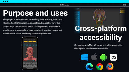 3D Web Application (Training-Botox and Filler)