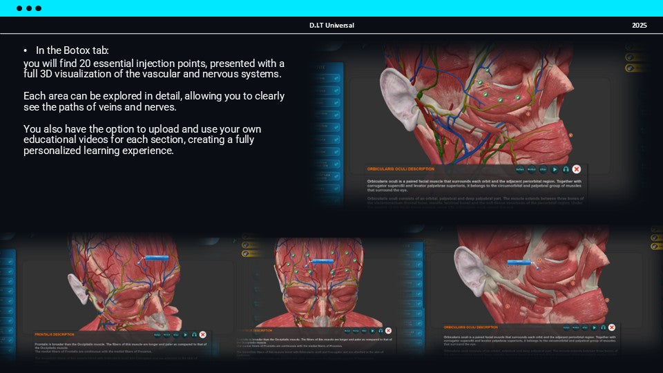 3D Web Application (Training-Botox and Filler)